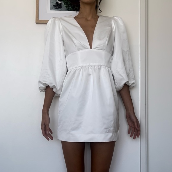 NWT Reformation Weslan Dress - Ivory - 6 - Picture 2 of 6